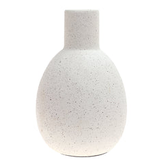 Ceramic Vase Texture White 7X7X11Inch CH-018