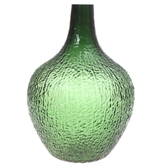 Glass Vase Bottle Green 9X9X13Inch HY-029