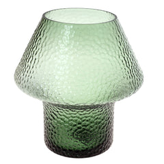 Glass Vase Green 9X9X10Inch HY-036