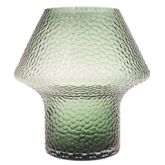 Glass Vase Green 9X9X10Inch HY-036