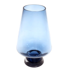 Glass Vase M Blue 6.67X6.67X11Inch HY-039