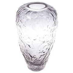 Glass Vase M Grey 5.5X5.5X9Inch HY-018