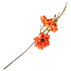 Magnolia Flower Stick Orange 45 Inch Hight SX-011