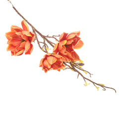 Magnolia Flower Stick Orange 45 Inch Hight SX-011