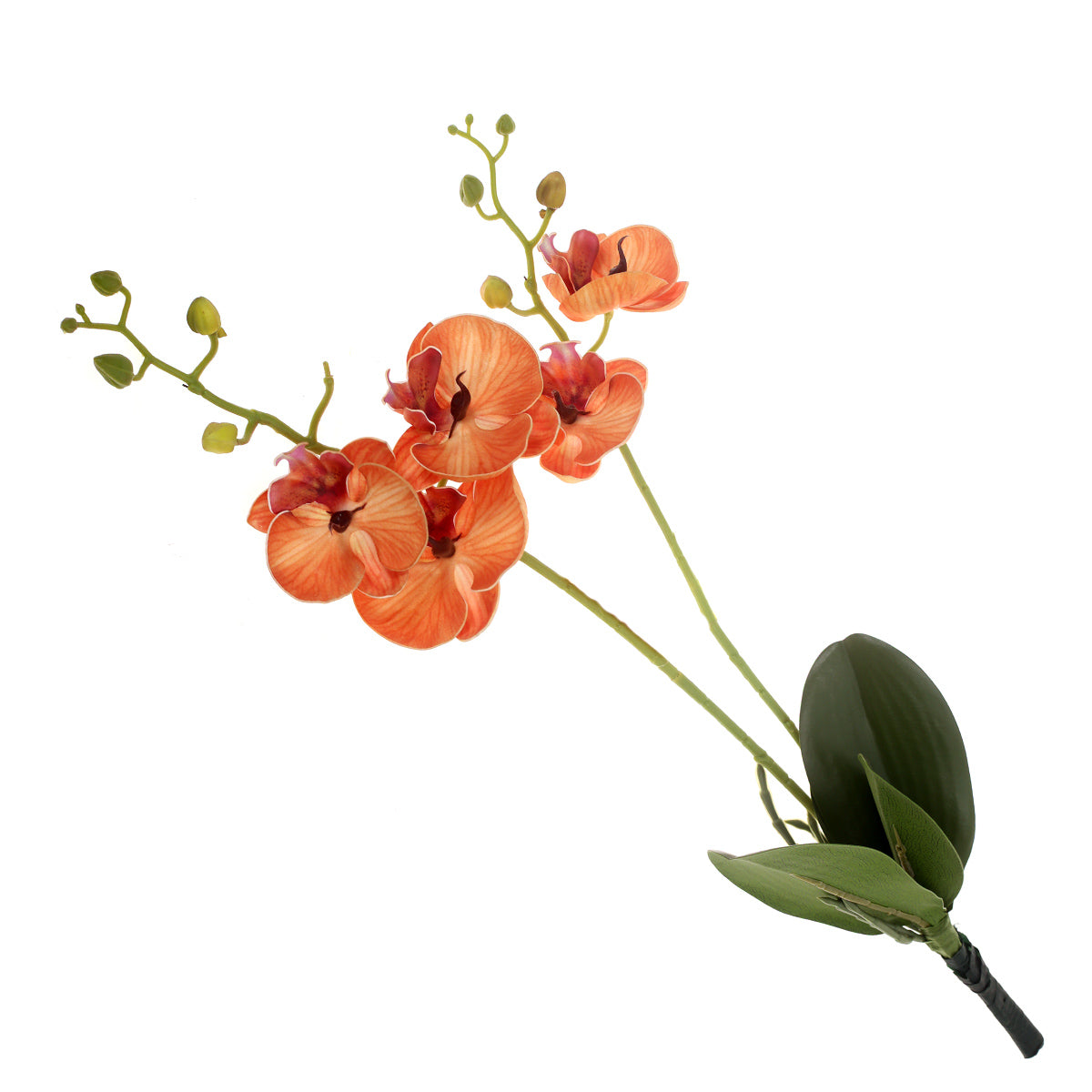 Orchid Flower Stick Orange 22 Inch Hight SX-012