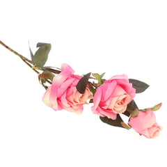 Rose Flower Stick Pink 35 Inch Hight SX-008