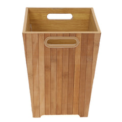 Trash Bin Natural 8.5 X 8.5 X 11 Inch XJ-003