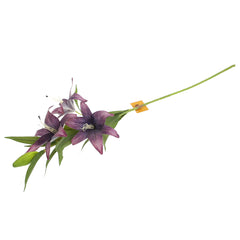 Lily Flower Stick Purple 37.5 Inch Hieght Sx-004
