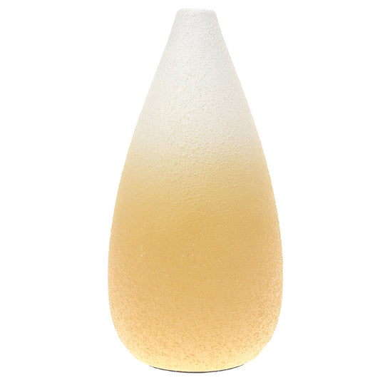 Ceramic Vase Yellow & White 13 Inch Height CH-012