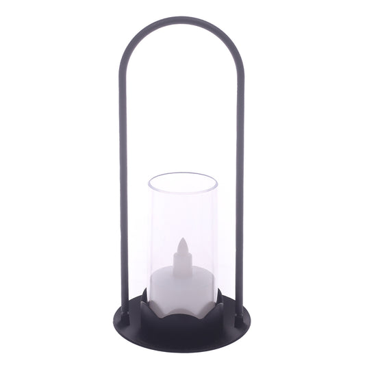 LED CANDLE L BLACK 9 Inch Height FY-11