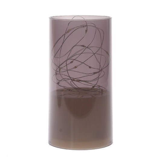 LED CANDLE L Black 6 Inch Height FY-13