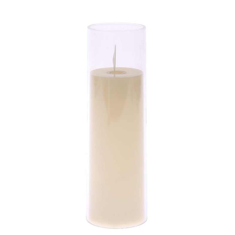 LED CANDLE L WHITE 7 Inch Height FY-07 - Habitt