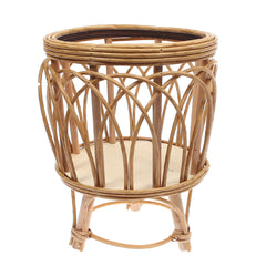 Wooden Planter L Natural 10 X 10 X 13 Inch CZG-28