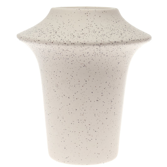 Ceramic Vase White 8.5 X 8.5 X 10.5 Inch L489 / TYX-05