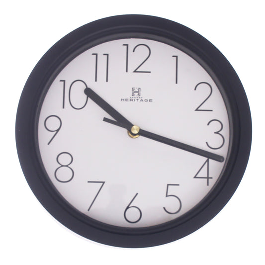 Wall Clock Squat – Classic Silent Sweep Round Wall Clock