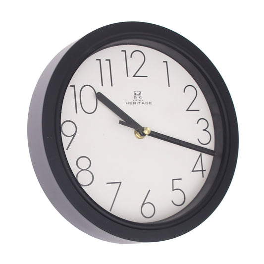 Wall Clock Squat – Classic Silent Sweep Round Wall Clock