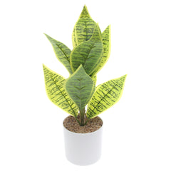 Table Plant D # 3 Green – White Pot – 830933