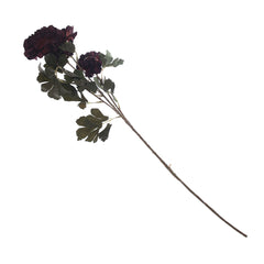 Artificial Dark Purple Chrysanthemum Flower Stick – Elegant Faux Floral Stem for Home Décor & Arrangements (EF2672)