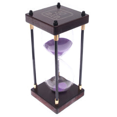 Hourglass Blue FC7045 – Classic Sand Timer with Wooden Frame & Blue Sand