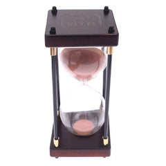 Hourglass Orange – Classic Wooden Frame Sand Timer with Orange Sand