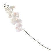 Artificial White Orchid Flower Stick – Elegant Orchid Spray FG7870 - Habitt