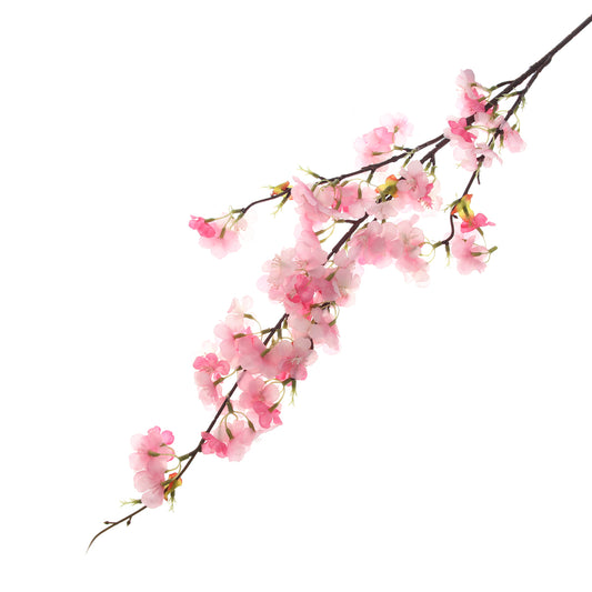 Artificial Pink Cherry Blossom Flower Stick – Elegant Faux Floral Branch for Home Décor & Arrangements (NGI FC7085)