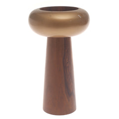 Hand-Painted Medium Decorative Candle Stand (5 x 5 x 8.5 Inch)