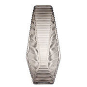 Transparent Diamond-Shape Glass Vase | Modern Clear Geometric Décor - Habitt