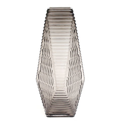 Transparent Diamond-Shape Glass Vase | Modern Clear Geometric Décor