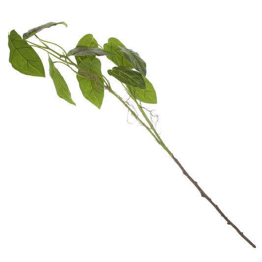 Alocasia Oval Leaf Filler – Green Artificial Botanical Stem for Vase, Floral Arrangement & Home Décor