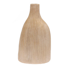Ceramic Vase with Gold Lines – Medium
