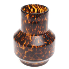 Brown Dotted Glass Vase | Modern Home Décor Pakistan | Stylish Textured Accent