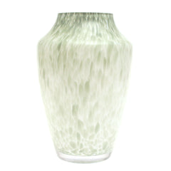 Crumple Green Glass Vase | Modern Textured Décor Pakistan | Stylish Home Accent