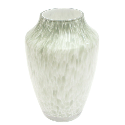 Crumple Green Glass Vase | Modern Textured Décor Pakistan | Stylish Home Accent