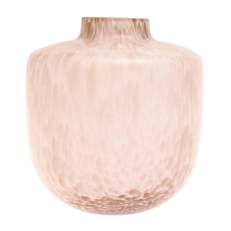 Crumple Brown Glass Vase S | Modern Textured Décor Pakistan | Stylish Mini Accent - Habitt
