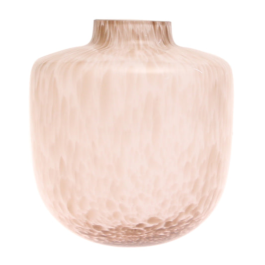 Crumple Brown Glass Vase S | Modern Textured Décor Pakistan | Stylish Mini Accent