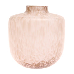 Crumple Brown Glass Vase S | Modern Textured Décor Pakistan | Stylish Mini Accent