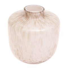 Crumple Brown Glass Vase S | Modern Textured Décor Pakistan | Stylish Mini Accent
