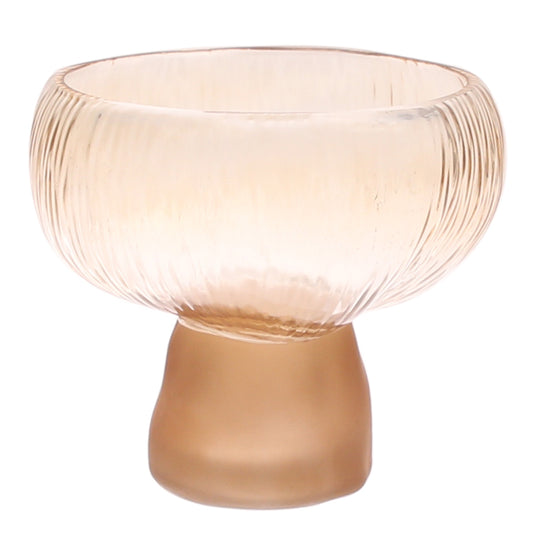 Color Glass Vase Gold Bowl Lining | Luxury Home Décor Pakistan | Decorative Glass Vase
