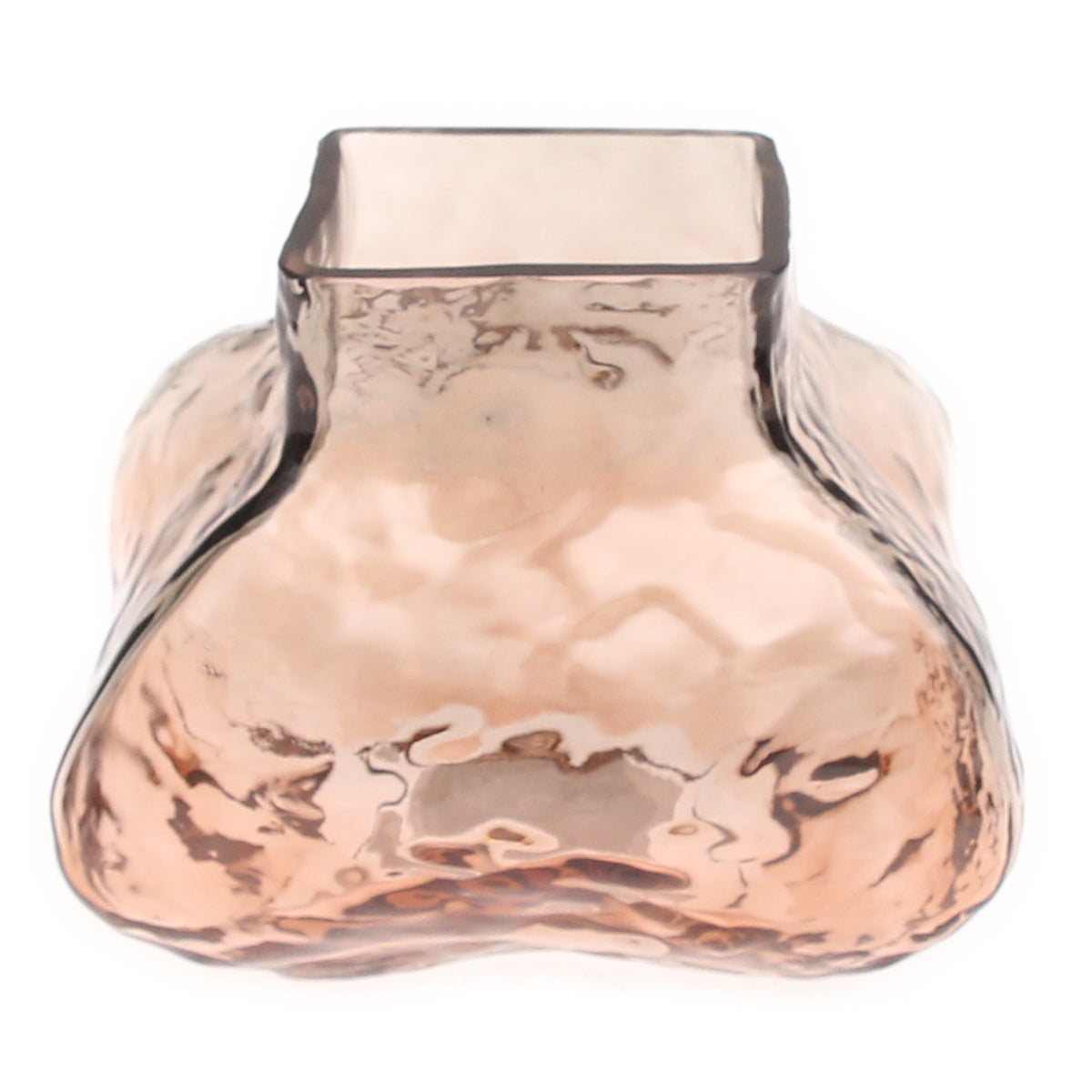 Grey & Peach Glass Vase | Modern Gradient Décor Pakistan | Stylish Table Accent