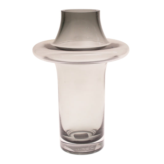 Grey Glass Vase L Modern Home Décor Pakistan | Stylish Large Accent Piece