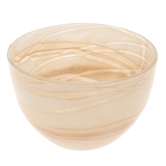 Color Glass Vase with Marble Texture – Medium Decorative Vase for Modern Home Décor