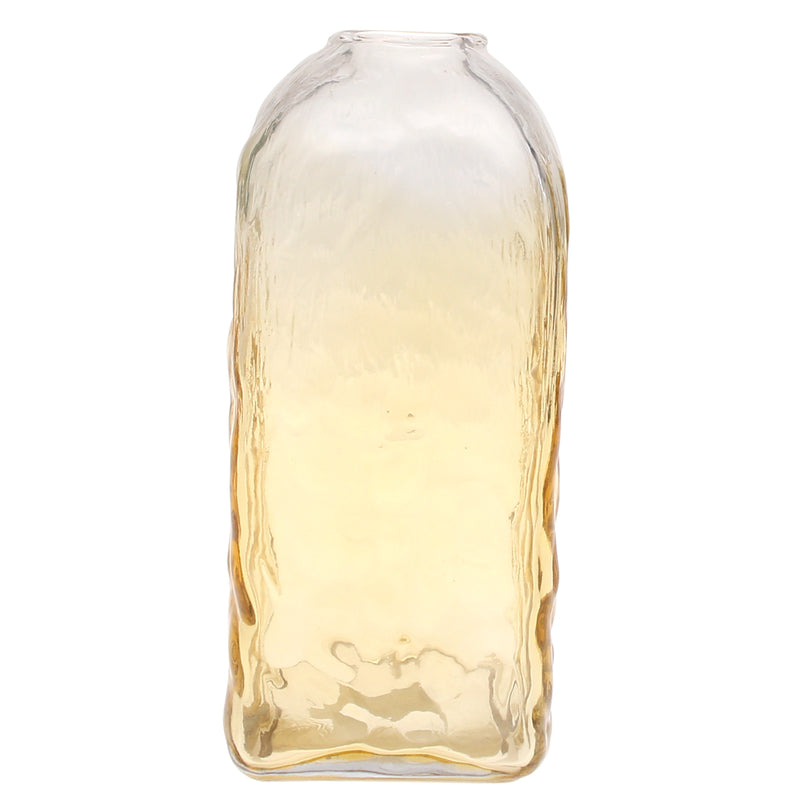 Color Glass Vase Yellow L