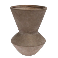 Cortina Large Ceramic Vase – Brown Decorative Vase 20076-ATBRZ for Modern Home Décor