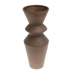Cortina Ceramic Brown Vase XL | Modern Home Décor Pakistan | Extra Large Statement Piece