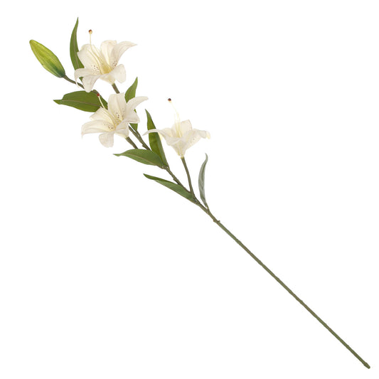 Flamingo Pink Lily Flower Stick Artificial Floral Stem