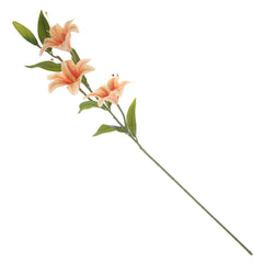 Orange Lily Flower Stick – Artificial Floral Stem
