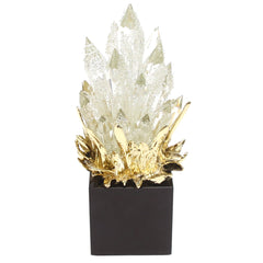 Luxury Crystal Decorative Statue with Black Base