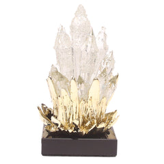 Luxury Crystal Decorative Statue with Black Base