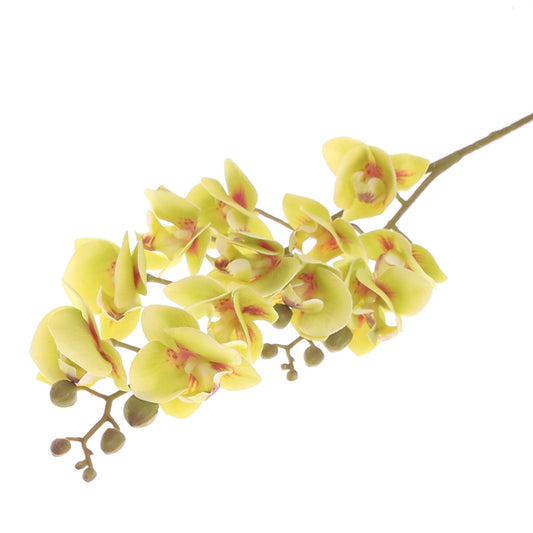 Mini Orchid Flower Stick – Green (Artificial Stem)